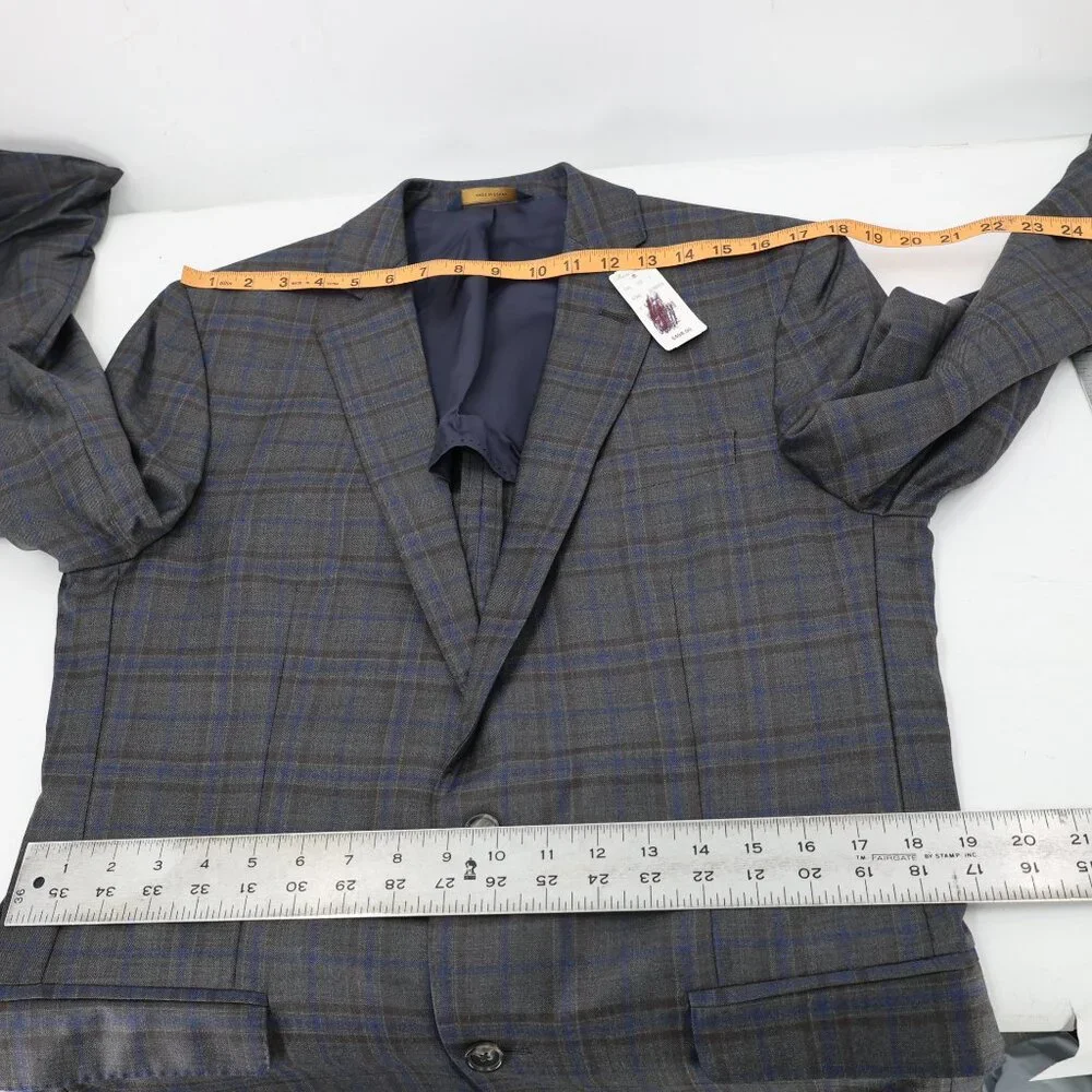 NWT Brooks brothers Sport Coat Mens 40R Regent Zignone Wool notch lapel plaid